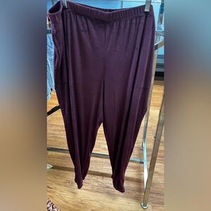 Women's Cozy Pajama Pants in Deep Purple